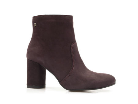 Botki na obcasie Lemar 60184 burgund