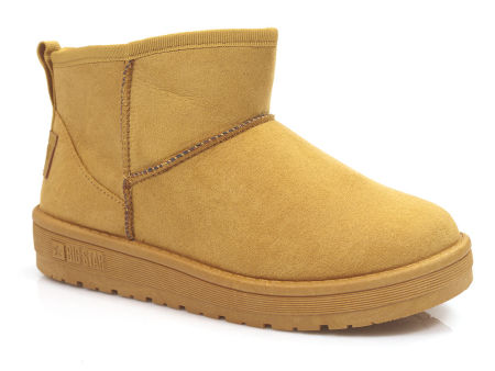 Żółte śniegowce botki Big Star KK274289 camel