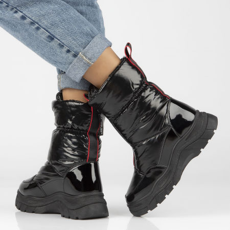 Czarne śniegowce Filippo DBT4236