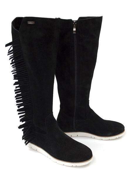 Czarne kozaki nieocieplane Lemar 30006