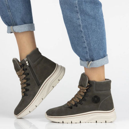 Botki trzewiki Filippo DBT7290/25 szary