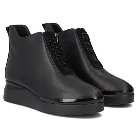 Skórzane botki Filippo DBT7394/25 czarny - Filippo zdjęcie 4
