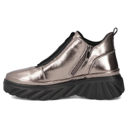 Botki skórzane Filippo DBT7426/25 gun metal - Filippo zdjęcie 3