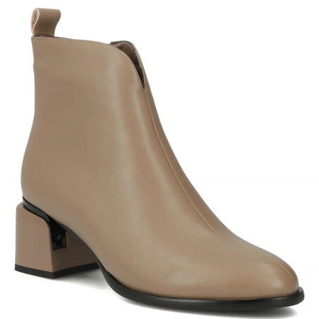 Eleganckie beżowe botki na obcasie Filippo DBT7459/25 - Filippo zdjęcie 1