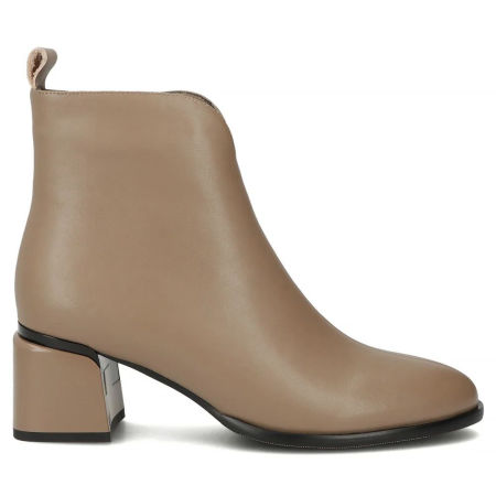 Eleganckie beżowe botki na obcasie Filippo DBT7459/25 - Filippo zdjęcie 2