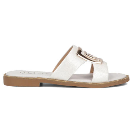 Białe klapki damskie Filippo DK3703 - Filippo zdjęcie 2