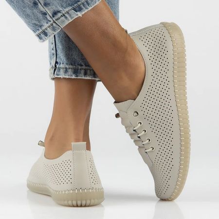 Półbuty sneakersy Filippo DP6140/26 beż