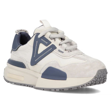 Skórzane półbuty sneakersy na platformie Filippo DP6523