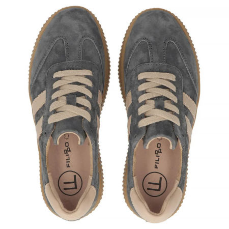 Półbuty sportowe sneakersy Filippo DP6776/25 szary - Filippo zdjęcie 4
