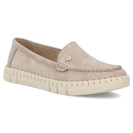 Zamszowe półbuty mokasyny Filippo DP7527/26 BE