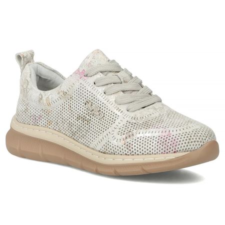 Ażurowe półbuty Filippo DP7573/26 szary