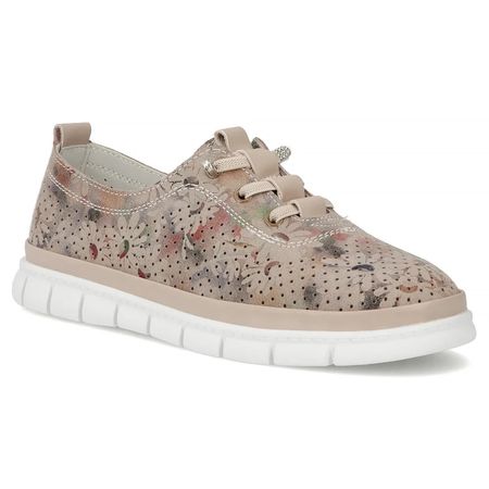 Ażurowe wsuwane półbuty Filippo DP7671/26 beż