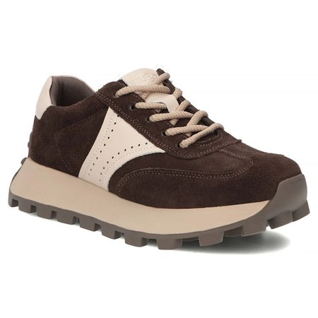 Półbuty sportowe sneakersy Filippo DP7976/26 brąz