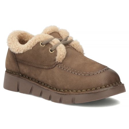 Półbuty ocieplane Filippo DP8181/26 khaki