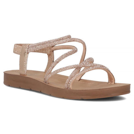 Złote sandały damskie Filippo DS6884/25