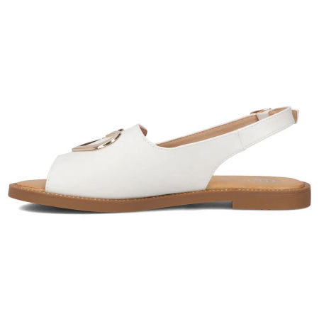 Białe sandały damskie Filippo DS6926 - Filippo zdjęcie 3