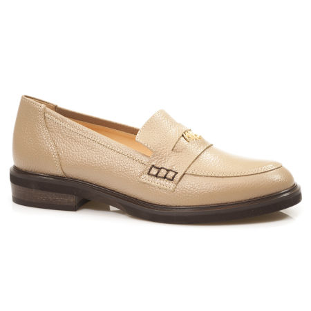 Beżowe półbuty mokasyny półbuy Gamis 7411