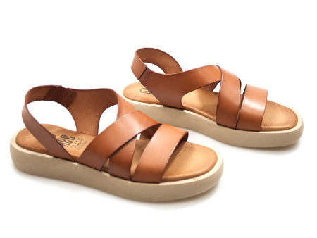 Sandały na platformie Hee 25380 brąz - Hee Shoes zdjęcie 3