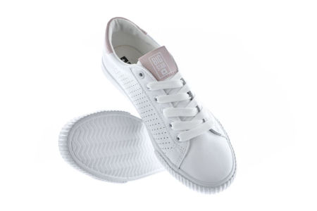 Białe ażurowe trampki damskie Big Star HH274073