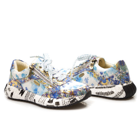 Półbuty sneakersy Laura Vita Burton 1123 indigo