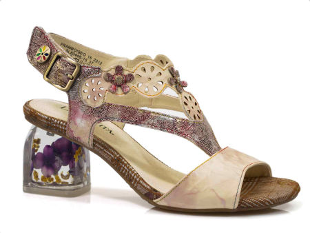 Eleganckie sandały Laura Vita Framboiseo 15 beż