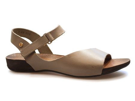 Sandały profilowane rzymki Lemar 40252 taupe