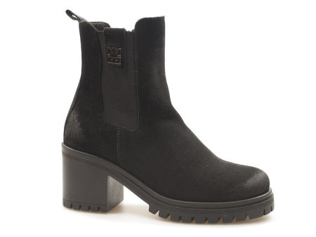 Botki welurowe Lemar 60494 czarny - Lemar zdjęcie 1