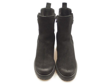 Botki welurowe Lemar 60494 czarny - Lemar zdjęcie 4