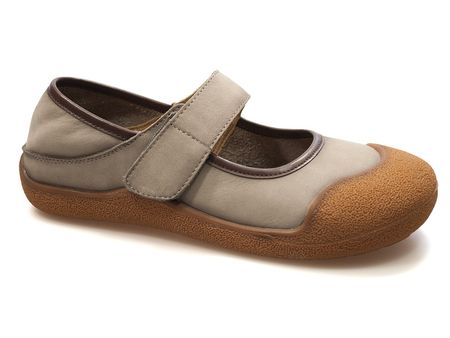 Retro baleriny półbuty letnie Loretta Vitae W1412 szary