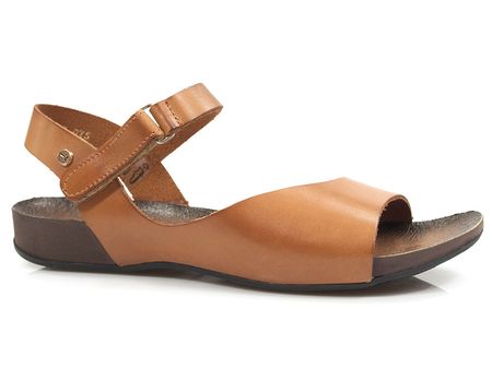 Sandały profilowane rzymki Lemar 40252 brąz