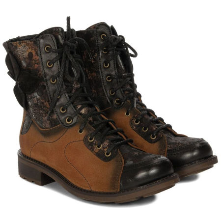 Botki skórzane trzewiki Maciejka 07004-29 rudy