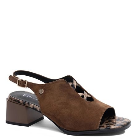 Sandały na obcasie Maciejka K7521-14 jasny brąz