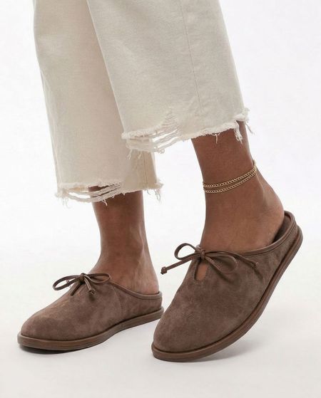  Klapki damskie Maciejka K7514-14 skórzane zamszowe Mule