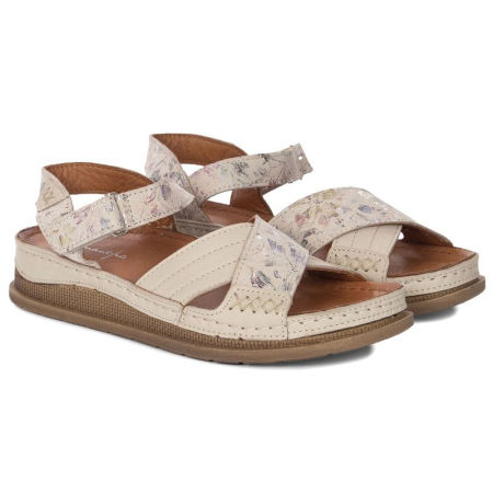 Sandały na platformie Maciejka L7064-37 ekru