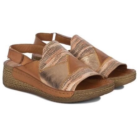 Sandały na platformie Maciejka L7067-29 brąz