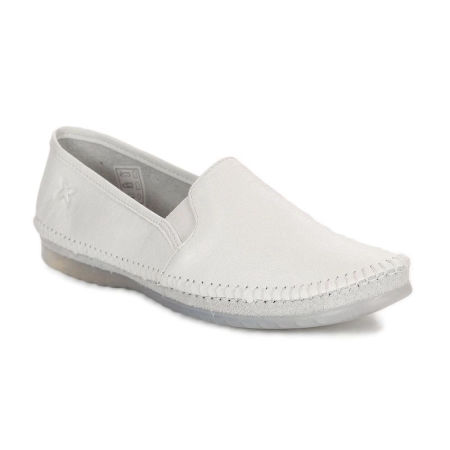 Skórzane półbuty Maciejka T3512-11 biały