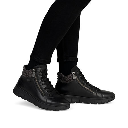 Botki z membraną Tex Rieker N1305-00 - Rieker zdjęcie 1