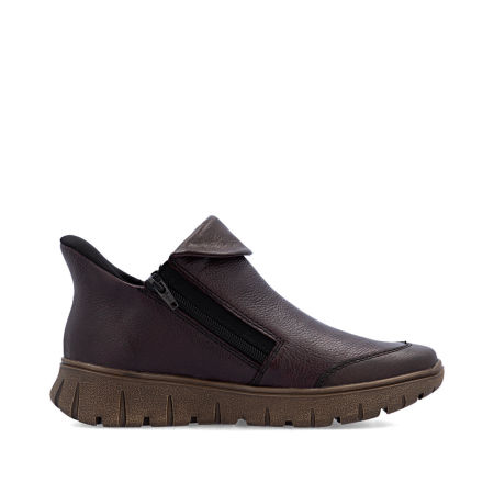 Botki z membraną Tex Rieker N1353-35 bordo - Rieker zdjęcie 3