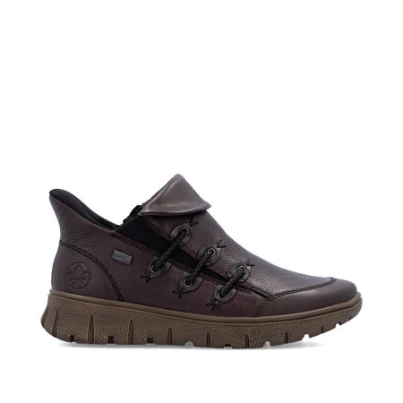 Botki z membraną Tex Rieker N1353-35 bordo - Rieker zdjęcie 4