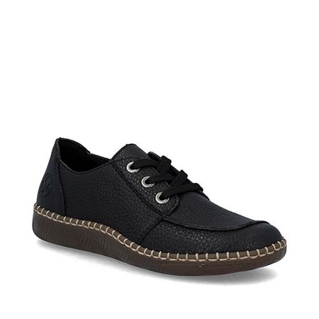 Zdrowotne półbuty barefoot Rieker N2402-00 czarny