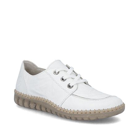 Zdrowotne półbuty barefoot Rieker N2402-80 biały