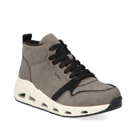 Szare lekkie botki sneakersy Rieker N5203-42