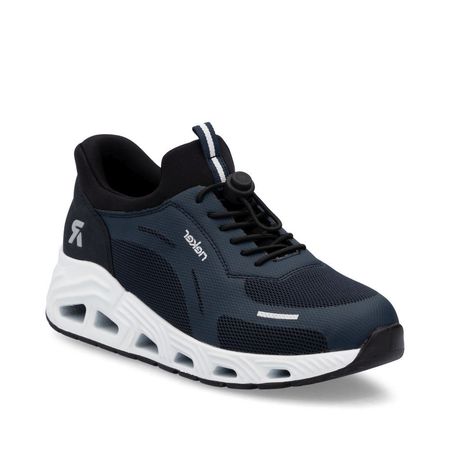 Półbuty wsuwane bez schylania Rieker N5257-14 granat