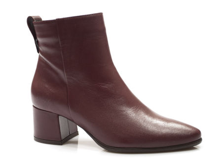 Botki damskie Nessi 20780BO bordo