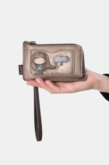 Etui na karty mały portfel Anekke 41709-012 Real - Anekke zdjęcie 1