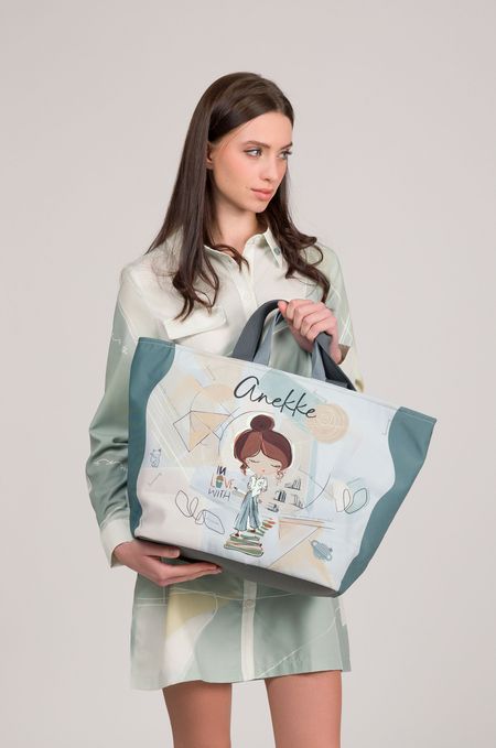 Anekke duża torba plażowa na zamek 42484-213 Sophia