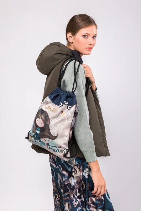 Plecak worek damski 2w1 Anekke 41474-001 Real