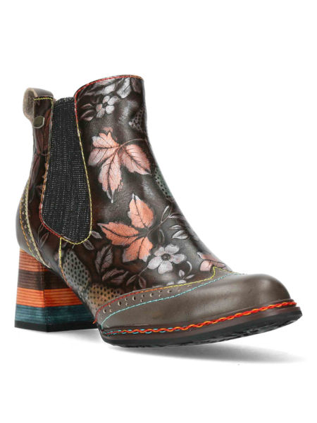 Botki boho na obcasie Laura Vita Rejineo 80