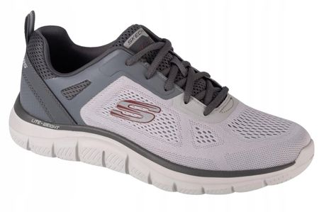 Lekkie sneakersy sportowe półbuty męskie Skechers 232698 szary