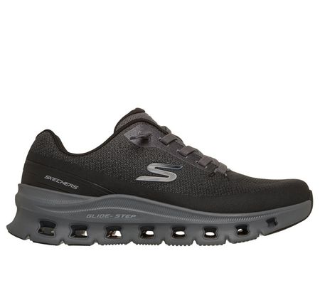 Lekkie sneakersy sportowe półbuty męskie Skechers 233132 czarny